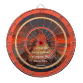 Motivierend Sprichwort von Edmund Hillary Mnt. Eve Dartscheibe (vorne)