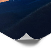 Motivierend Stars Zitat Poster (Ecke)