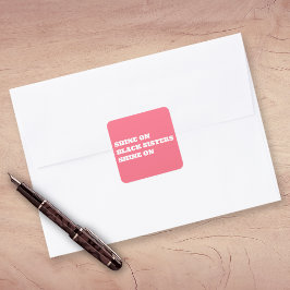 Motivierend Sticker für Afroamerikanerinnen