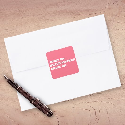 Motivierend Sticker für Afroamerikanerinnen