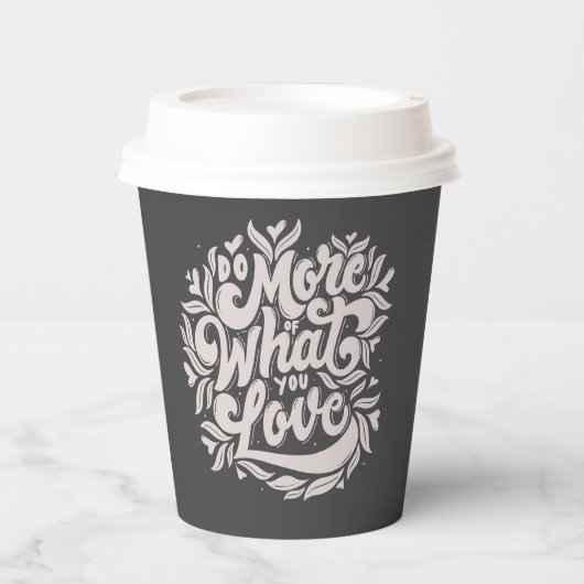 Motivierend Stilelemente inspirierend einzigartig Pappbecher (Vorderseite)