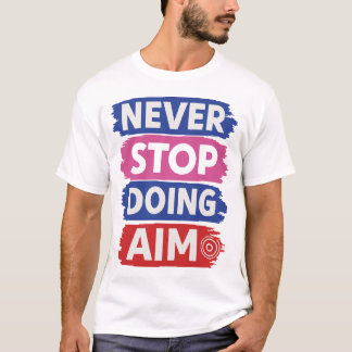 motivierend stilvolles T - Shirt-Design T-Shirt