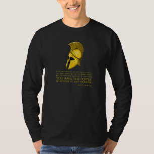 Motivierend stoisches Zitat Marcus Aurelius Philos T-Shirt
