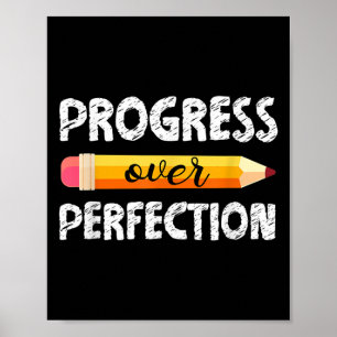 Motivierend Studentenfortschritt im Perfektionsber Poster