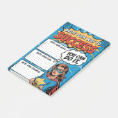 Motivierend Superhero Planner Post-it Klebezettel (angewinkelt)