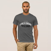 motivierend T - Shirt "FREEDOM" ⚡ (Vorne ganz)