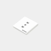 Motivierend Tag Post-it Klebezettel (angewinkelt)