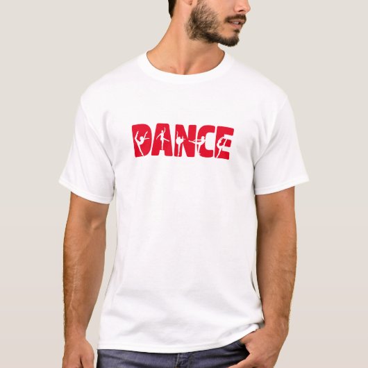 Motivierend Tanzdesign T-Shirt (Vorderseite)