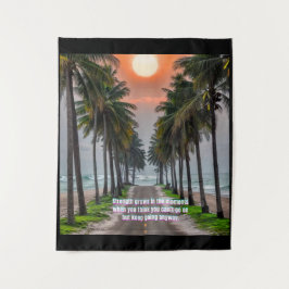 Motivierend Tapisserie Wand an Wand Kunst - Kraft Wandteppich