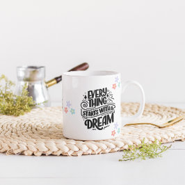 Motivierend Tasse für Erfolg und Inspiration