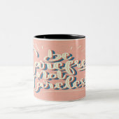 Motivierend Tasse Vintager Stile (Mittel)