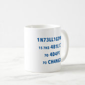 Motivierend Tasse von Intelligenzangebot (VorderseiteRechts)