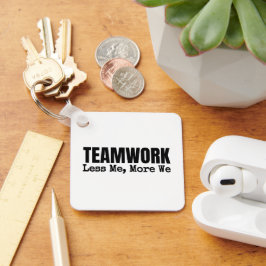 Motivierend Teamwork für kundenspezifische Logos Schlüsselanhänger