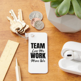 Motivierend Teamwork für kundenspezifische Logos Schlüsselanhänger