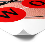 Motivierend TEAMWORK gewinnt Spiele Basketball Pos Poster (Ecke)