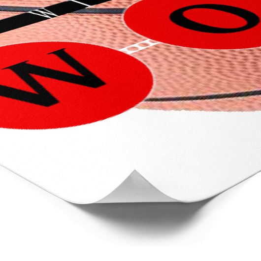Motivierend TEAMWORK gewinnt Spiele Basketball Pos Poster (Ecke)