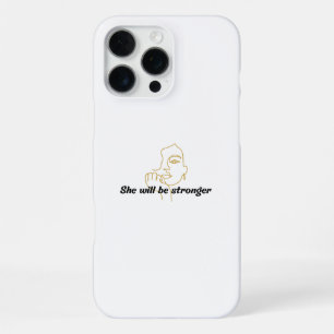 Motivierend Telefonabdeckung für Frauen iPhone 16 Pro Max Hülle