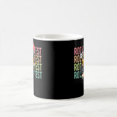 Motivierend Testtag für den Testlehrer Kaffeetasse (Mittel)