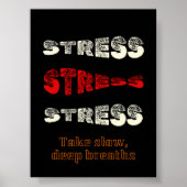 Motivierend Textgestaltung Poster (Vorne)