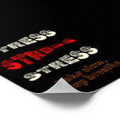 Motivierend Textgestaltung Poster (Ecke)