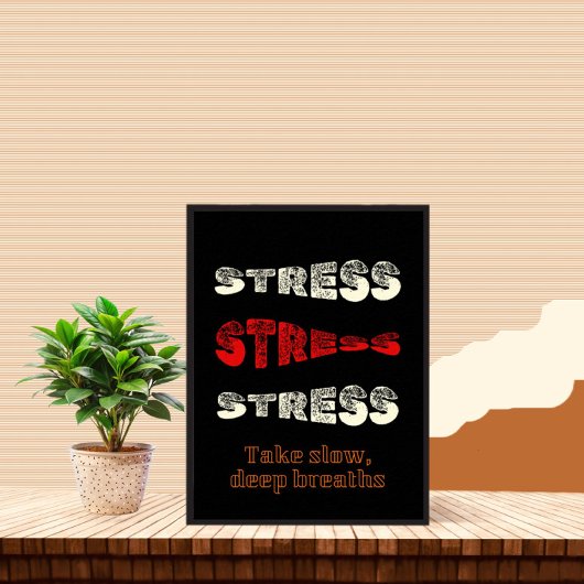 Motivierend Textgestaltung Poster