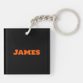 Motivierend Textgestaltung Schlüsselanhänger (Rückseite)