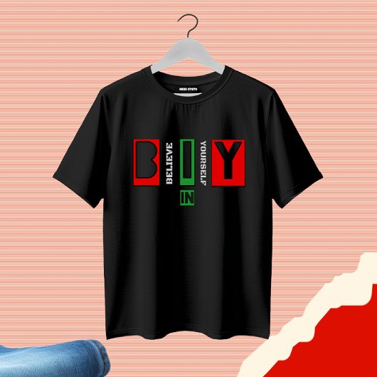 Motivierend Textgestaltung T-Shirt