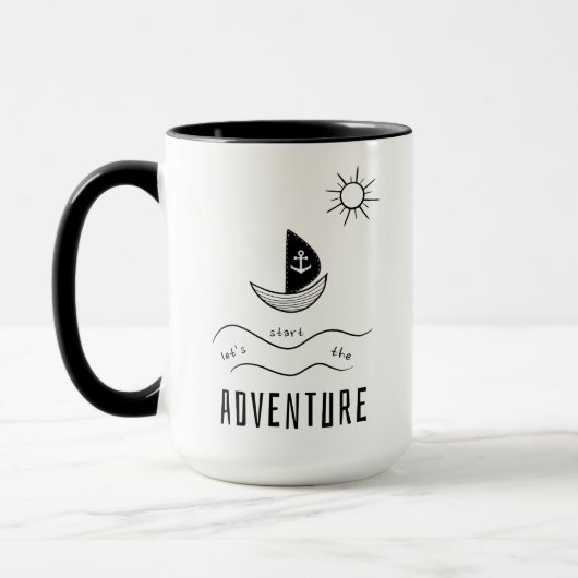 Motivierend Textgestaltung Tasse (Links)