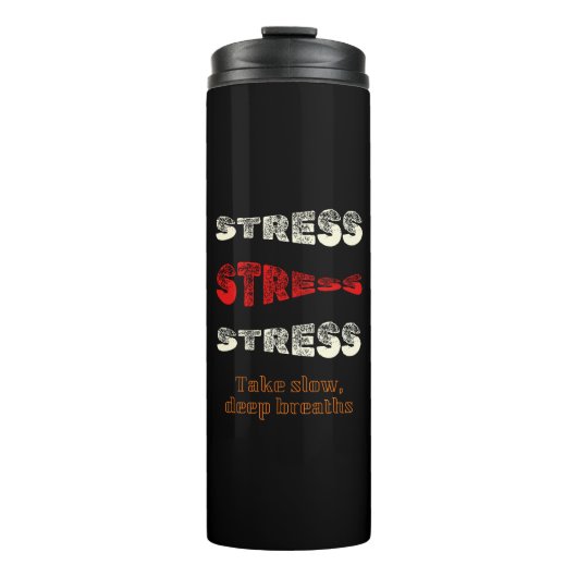 Motivierend Textgestaltung Thermosbecher (Vorderseite)