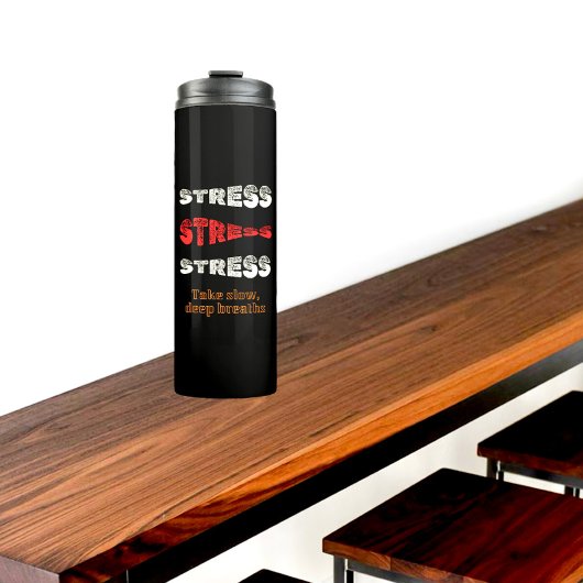 Motivierend Textgestaltung Thermosbecher