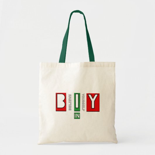 Motivierend Textgestaltung Tragetasche (Vorne)