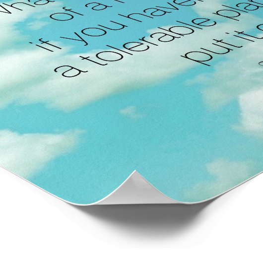 motivierend Thoreau-Literaturreferat zur Natur Poster (Ecke)