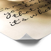 motivierend Thoreau Zitat Naturkunstposter Poster (Ecke)