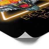 Motivierend Tigeraugen Poster (Ecke)
