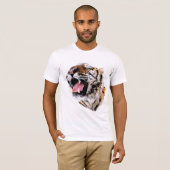Motivierend Tigerfeld T-Shirt (Vorne ganz)