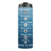 Motivierend Time Marker Wasserflasche | Hydrierung Thermosbecher (Vorderseite)