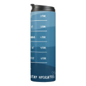 Motivierend Time Marker Wasserflasche | Hydrierung Thermosbecher (Nach rechts gedreht)