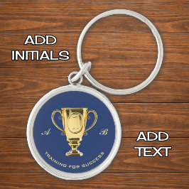 Motivierend Training für Erfolgskontrolle Schlüsselanhänger