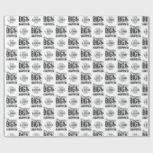 Motivierend Traum für kundenspezifische Logos Geschenkpapier (Flach)