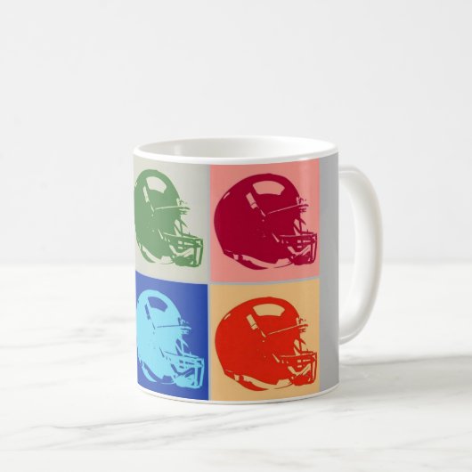 Motivierend Traum glauben Fußball erreichen Kaffeetasse (VorderseiteRechts)
