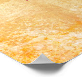 Motivierend Traum Großes Zitat Poster (Ecke)