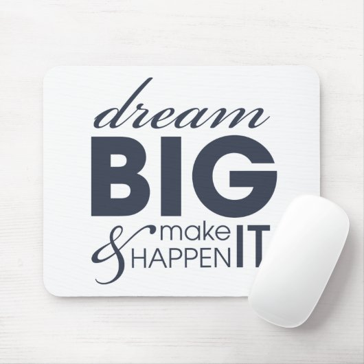 Motivierend Traumarbeits-Erfolg Mousepad (Mit Mouse)