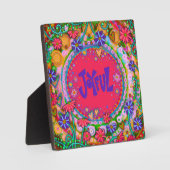 Motivierend Trendy Fun Hübsche fröhliche Inspirivi Fotoplatte (Vorderseite)