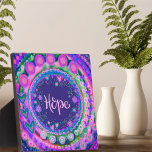 Motivierend trendy Lila Hübsch Hope Inspirivity Fotoplatte<br><div class="desc">Inspiration Lila Trendy Hope Easel Plaque - hübsche, skurrile und stilvolle Kunstwerke, die zum inspirier und Aufheben geschaffen wurden. Die farbenfrohe, hübsche Blumengestaltung verleiht Ihrem Tag ein angenehmes Ambiente. Diese spaßigen Easel-Plakate machen große inspirierende Keepsakes für Familie, Freunde, Kollegen, Lehrer, etc.. Modernere, blumige und motivierend Plaques in meinem Geschäft. Perfekte...</div>