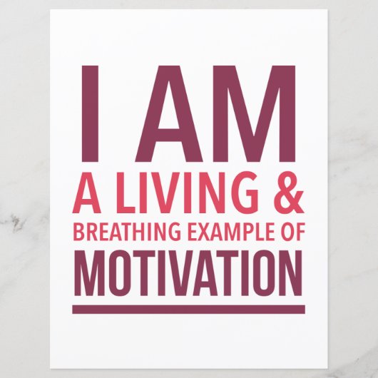 Motivierend Typografie (Vorderseite)