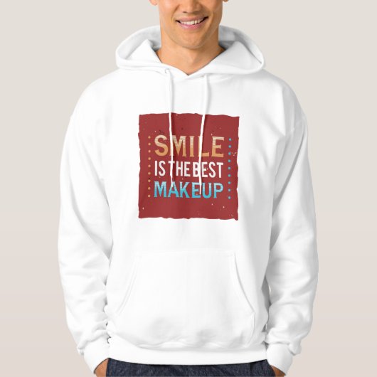 Motivierend Typografie-Design mit Inspiration Hoodie (Vorderseite)