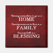 Motivierend Typografie Magnet (Vorne)