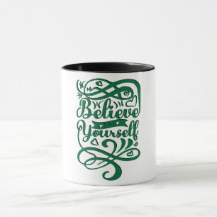 Motivierend Typografie Tasse