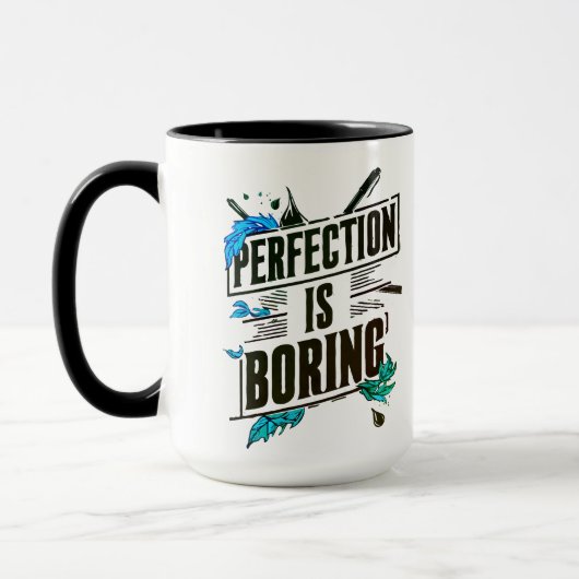 Motivierend Typografie Tasse (Links)