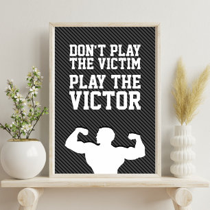 Motivierend Typografie-Zitat: Erfolg Poster